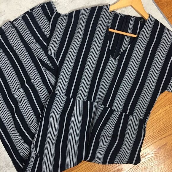 Rails striped jumpsuit womens size small Navy blue - Picture 4 of 15